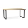 Bureau Clemence Naturel Noir L180  OT01570NABL