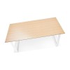 Bureau Clemence Naturel Blanc L180  OT01510NAWH