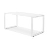 Bureau Abak Blanc L160 Verre  OT01500WHWH