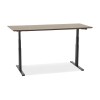 Bureau Assis-Debout Sidebu Noyer Noir L180  OT01490WABL