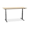 Bureau Assis-Debout Sidebu Naturel Noir L180  OT01480NABL