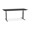 Bureau Assis-Debout Sidebu Noir L180  OT01470BLBL