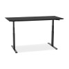 Bureau Assis-Debout Sidebu Noir L180  OT01470BLBL