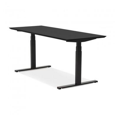 Bureau Assis-Debout Sidebu Noir L180  OT01470BLBL