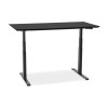 Bureau Assis-Debout Sidebu Noir L150  OT01440BLBL