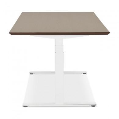 Bureau Assis-Debout Sidebu Noyer Blanc L180  OT01420WAWH