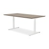 Bureau Assis-Debout Sidebu Noyer Blanc L180  OT01420WAWH