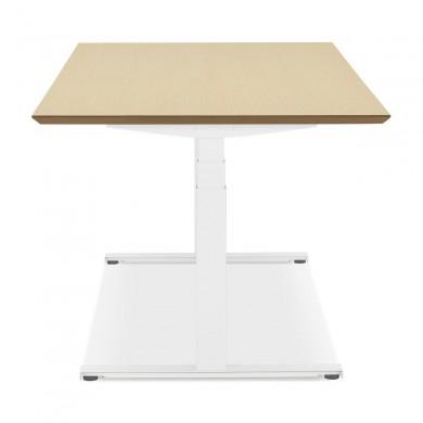 Bureau Assis-Debout Sidebu Naturel Blanc L180  OT01410NAWH