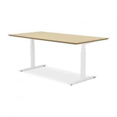 Bureau Assis-Debout Sidebu Naturel Blanc L180  OT01410NAWH