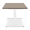 Bureau Assis-Debout Sidebu Noyer Blanc L150  OT01390WAWH