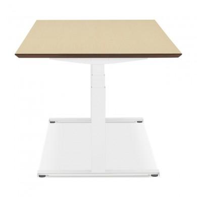 Bureau Assis-Debout Sidebu Naturel Blanc L150  OT01380NAWH