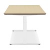 Bureau Assis-Debout Sidebu Naturel Blanc L150  OT01380NAWH