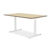 Bureau Assis-Debout Sidebu Naturel Blanc L150  OT01380NAWH