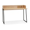 Bureau Zelos Naturel Noir  OT01360NABL