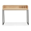 Bureau Zelos Naturel Noir  OT01360NABL