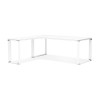 Bureau d'angle Warner Blanc L200 Bois  OT01350WHWH