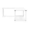 Bureau d'angle Warner Blanc L200 Bois  OT01350WHWH