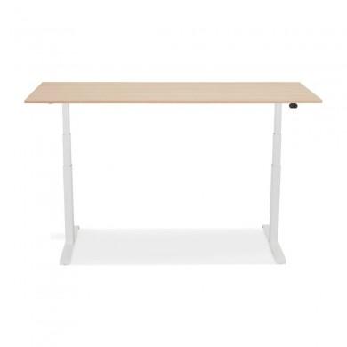 Bureau Assis-Debout Droide Naturel Blanc L160  OT01210NAWH