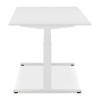 Bureau Assis-Debout Droide Blanc L160  OT01200WHWH