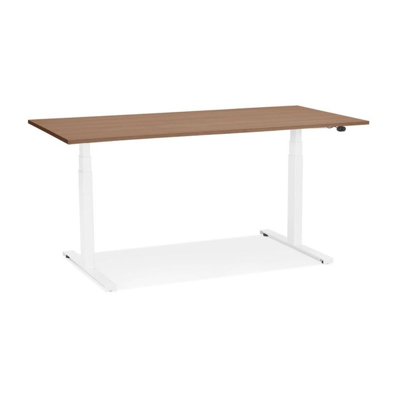 Bureau Assis-Debout Droide Noyer Blanc L140  OT01190WAWH