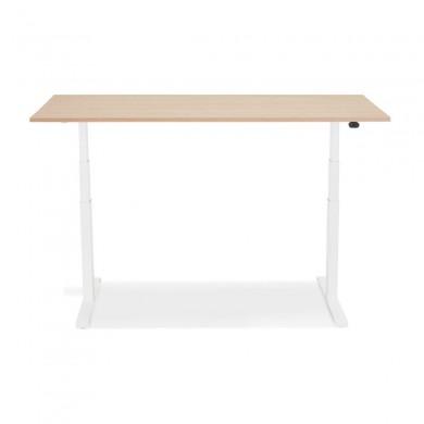 Bureau Assis-Debout Droide Naturel Blanc L140  OT01180NAWH