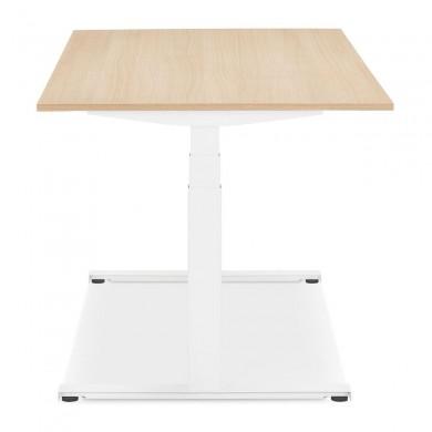 Bureau Assis-Debout Droide Naturel Blanc L140  OT01180NAWH