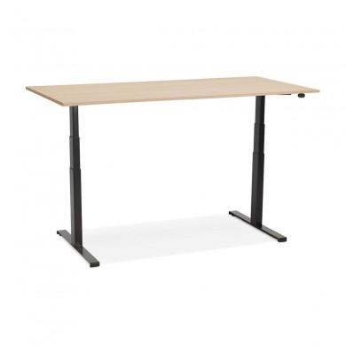 Bureau Assis-Debout Droide Naturel Noir L160  OT01150NABL