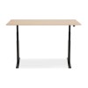 Bureau Assis-Debout Droide Naturel Noir L140  OT01120NABL