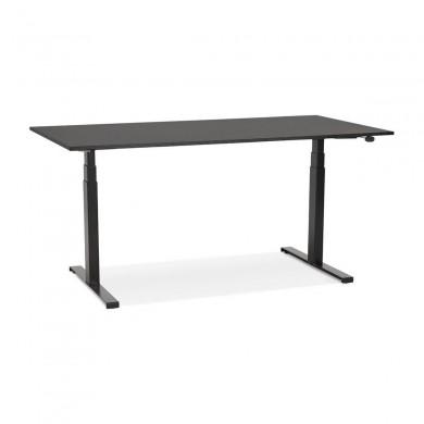 Bureau Assis-Debout Droide Noir L140  OT01110BLBL