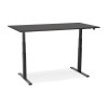 Bureau Assis-Debout Droide Noir L140  OT01110BLBL