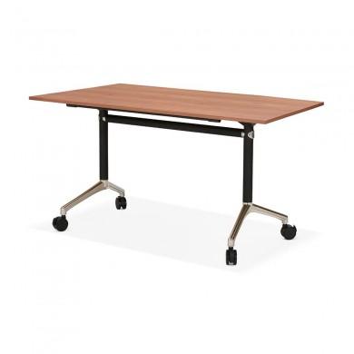 Bureau Avec Tablette Pliable Helpe Noyer L140  OT01100WA