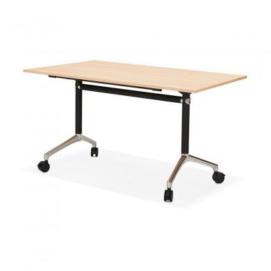 Bureau Avec Tablette Pliable Helpe Naturel L140  OT01090NA