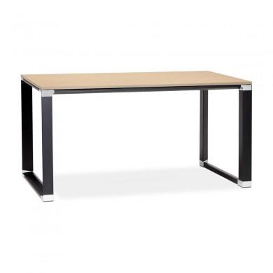 Bureau Warner Naturel Noir L140  OT01050NABL