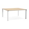 Bureau Efyra Naturel Blanc L160  OT00990NAWH