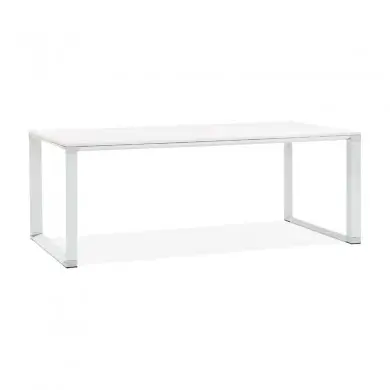 Bureau Warner Blanc L74 Bois  OT00890WHWH