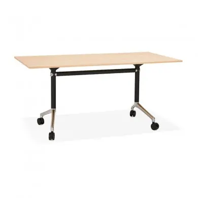 Bureau Avec Tablette Pliable Helpe Naturel L160  OT00850NA