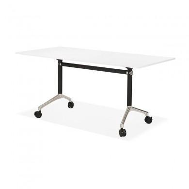 Bureau Avec Tablette Pliable Helpe Blanc L160  OT00840WH