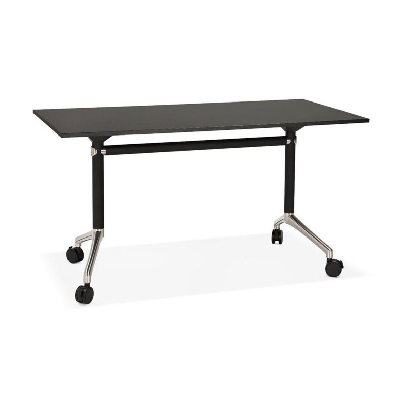 Bureau Avec Tablette Pliable Helpe Noir L140  OT00830BL