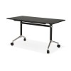 Bureau Avec Tablette Pliable Helpe Noir L140  OT00830BL