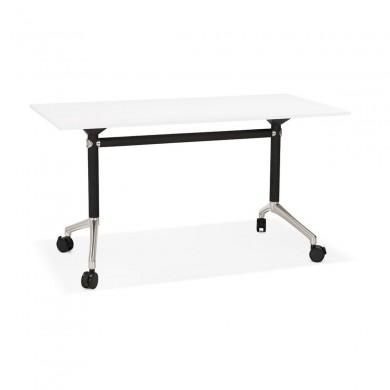 Bureau Avec Tablette Pliable Helpe Blanc L140  OT00820WH