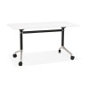 Bureau Avec Tablette Pliable Helpe Blanc L140  OT00820WH