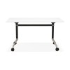 Bureau Avec Tablette Pliable Helpe Blanc L140  OT00820WH