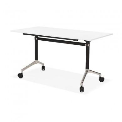 Bureau Avec Tablette Pliable Helpe Blanc L140  OT00820WH