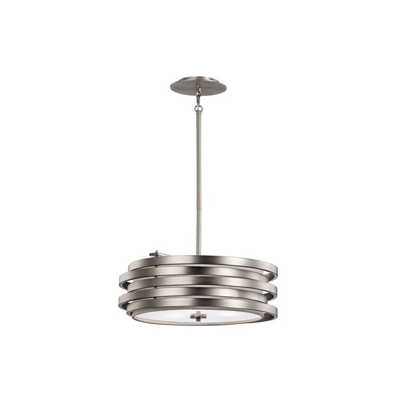Suspension ronde Roswell 3x100W Argent ELSTEAD LIGHTING klroswellpb