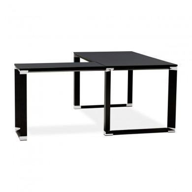 Bureau d'angle Warner Noir L170 Bois  OT00220BL