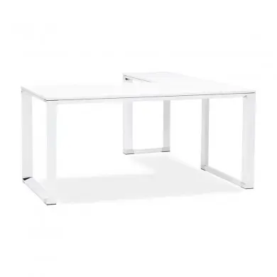 Bureau d'angle Warner Blanc L170 Bois  OT00200WH