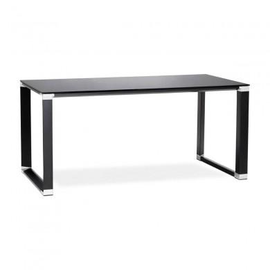 Bureau Warner Noir L160 Verre  OT00190BL