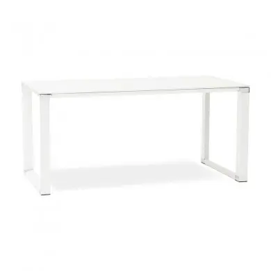 Bureau Warner Blanc L160 Verre  OT00170WH