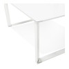 Bureau Warner Blanc L160 Verre  OT00170WH