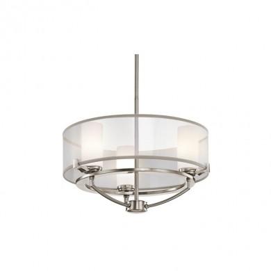 Lustre Saldana 3x40W Argent ELSTEAD LIGHTING klsaldana3